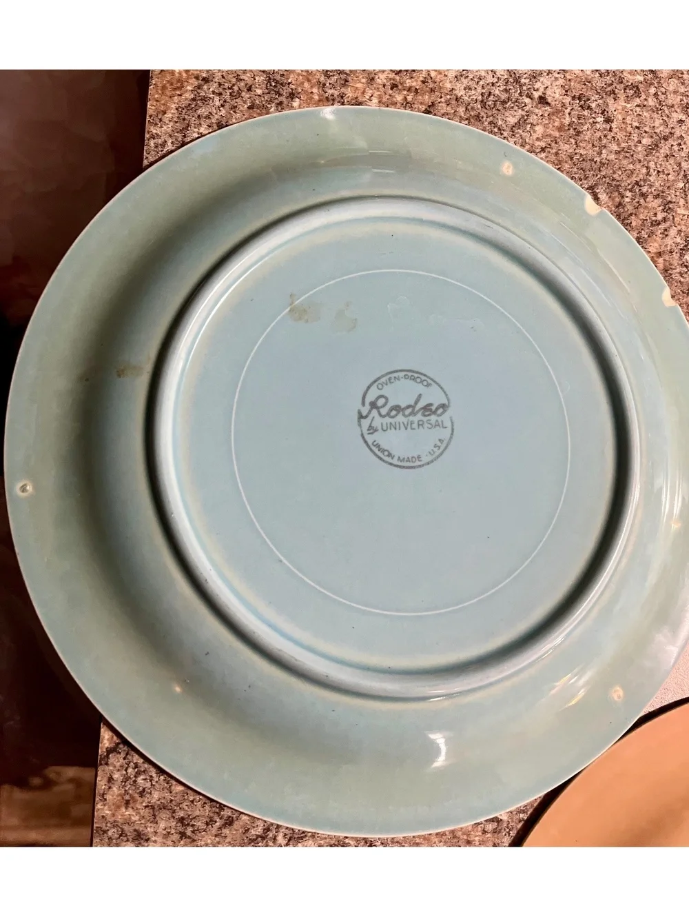 3 Vtg Universal Potteries Rodeo 10